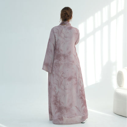 The Étoile Print Abaya Set (EG127) - Ikah