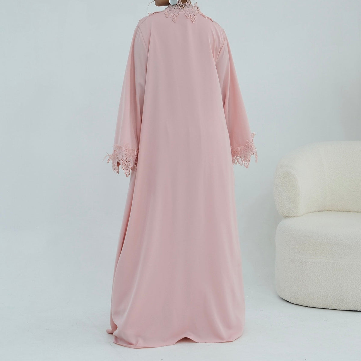 The Fleur Lace Abaya Couture (EG140) - Ikah