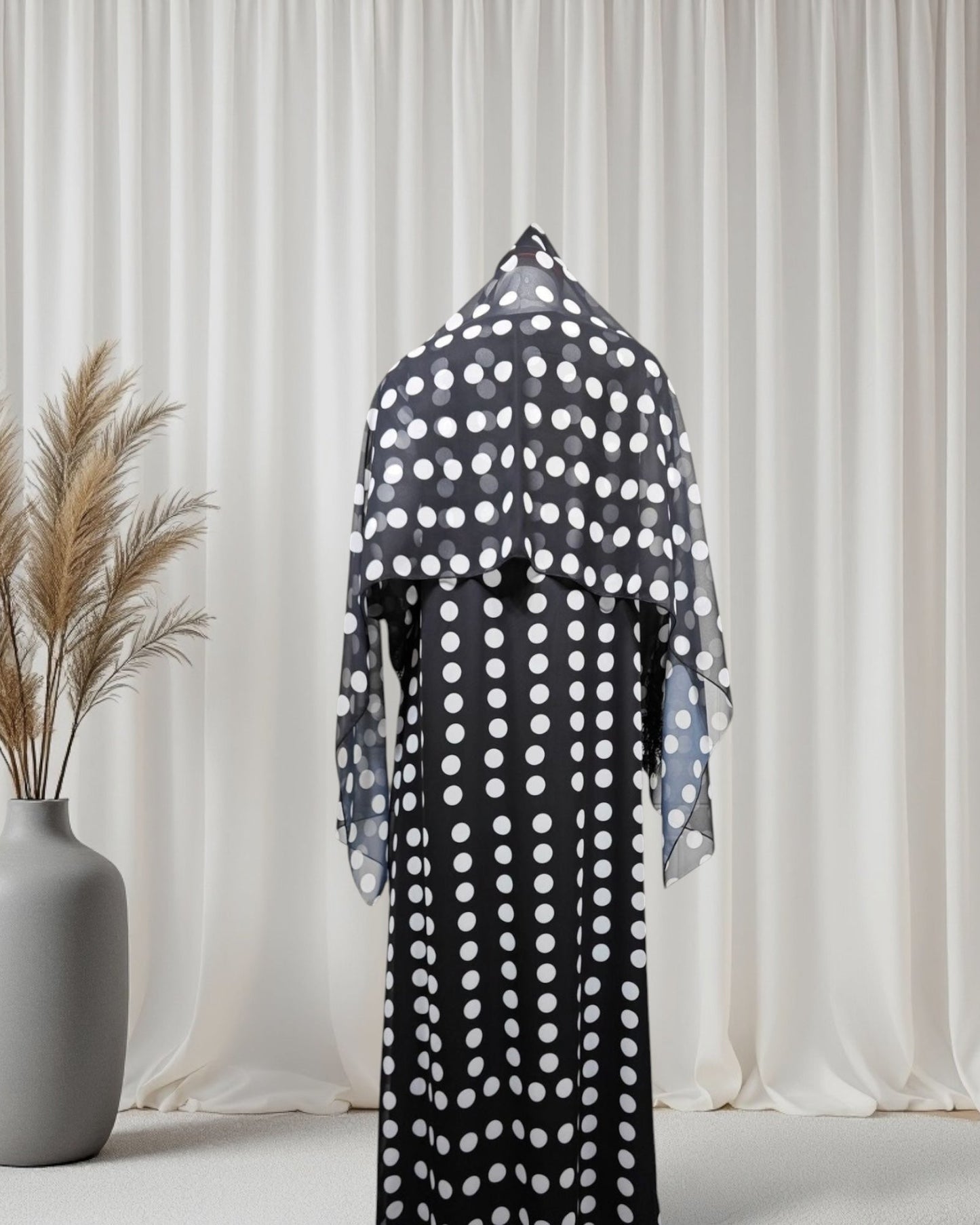 The Polka Dot Abaya Set (EG142) - Ikah