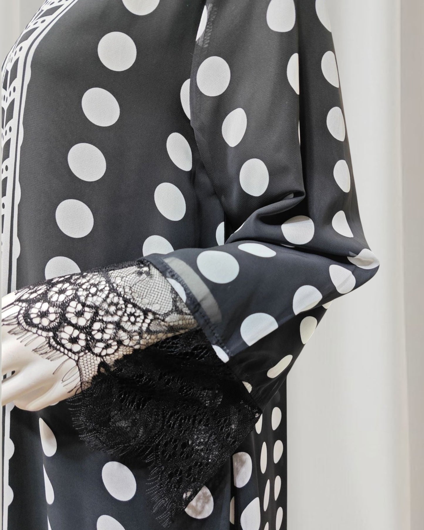 The Polka Dot Abaya Set (EG142) - Ikah