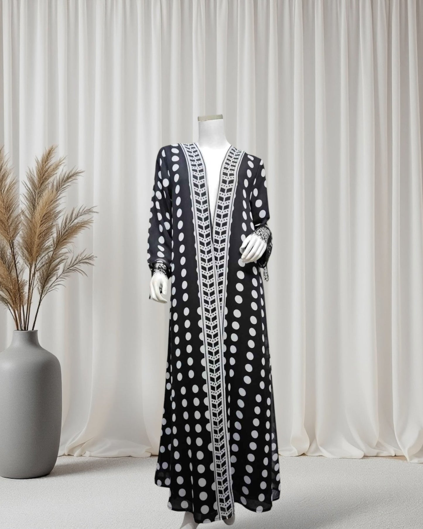 The Polka Dot Abaya Set (EG142) - Ikah