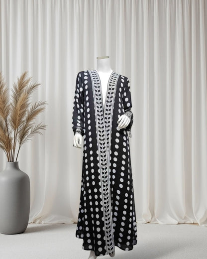 The Polka Dot Abaya Set (EG142) - Ikah