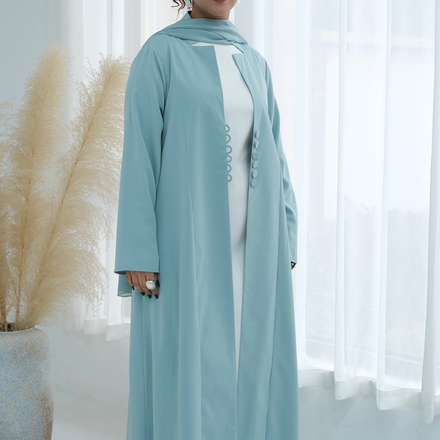 The Turkish Coat Abaya (EG117) - Ikah