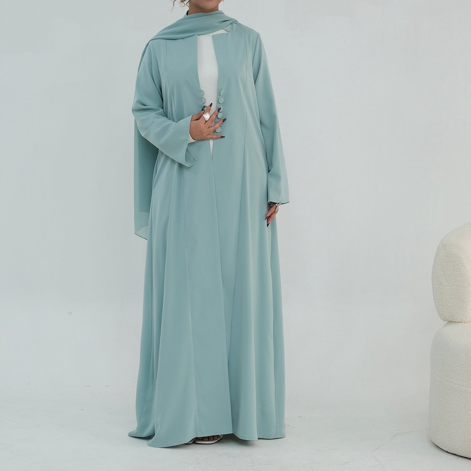 The Turkish Coat Abaya (EG117) - Ikah