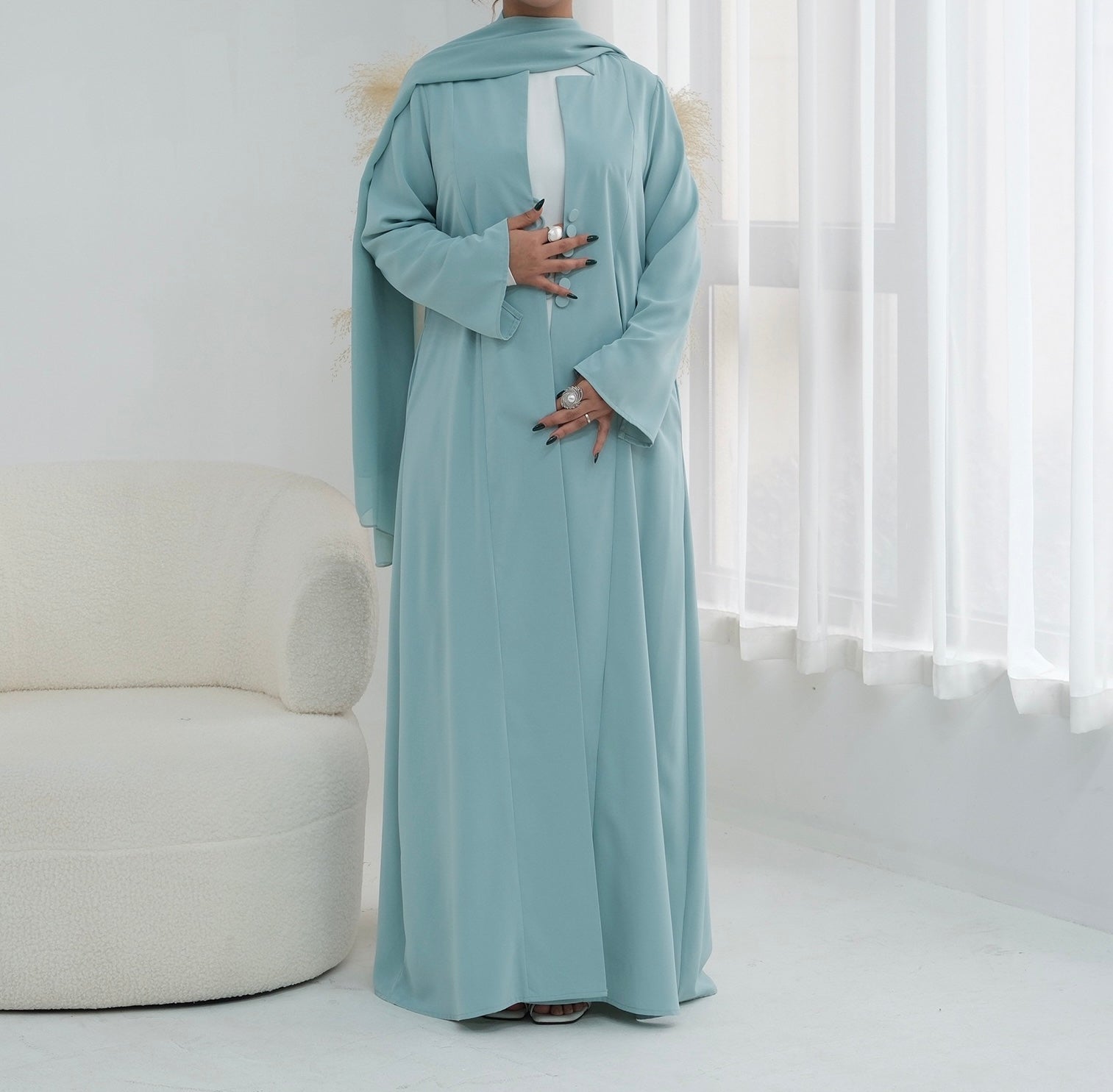 The Turkish Coat Abaya (EG117) - Ikah