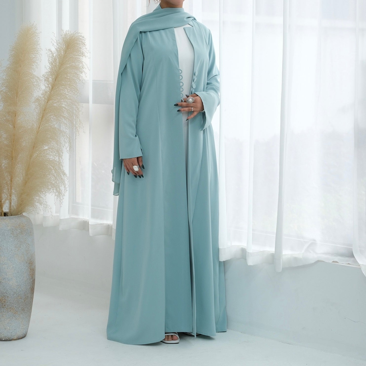 The Turkish Coat Abaya (EG117) - Ikah